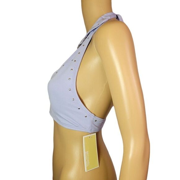 Michael Kors Choker Halter Bikini Top (Size S) - Picture 3 of 6